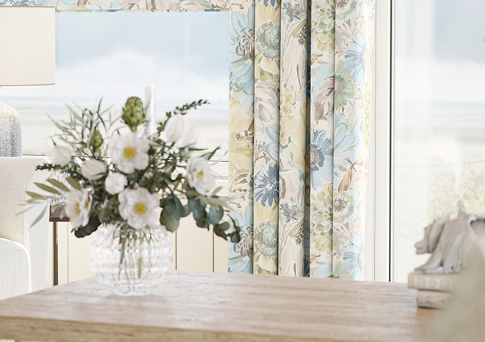 Spring Garden, Seafoam - Made to Measure Curtains - Image 5